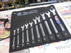 スーパー ギヤレンチ ストレート 10本セット GRW24 中古品