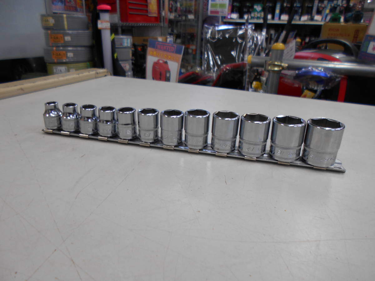 使用少なめ Snap-on スナップオン FSM ソケット 12セット 8~19