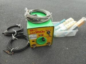 MAC 100/200V両用 150A アーク溶接機 MD-150S 溶接棒 3.2 大型 中古品