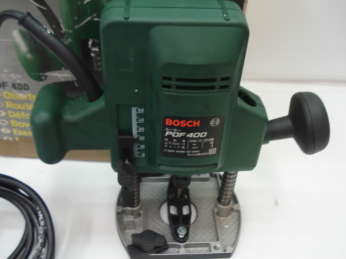 ボッシュ　ハンドルーター　DOF400　電動工具　木材　加工　中古品